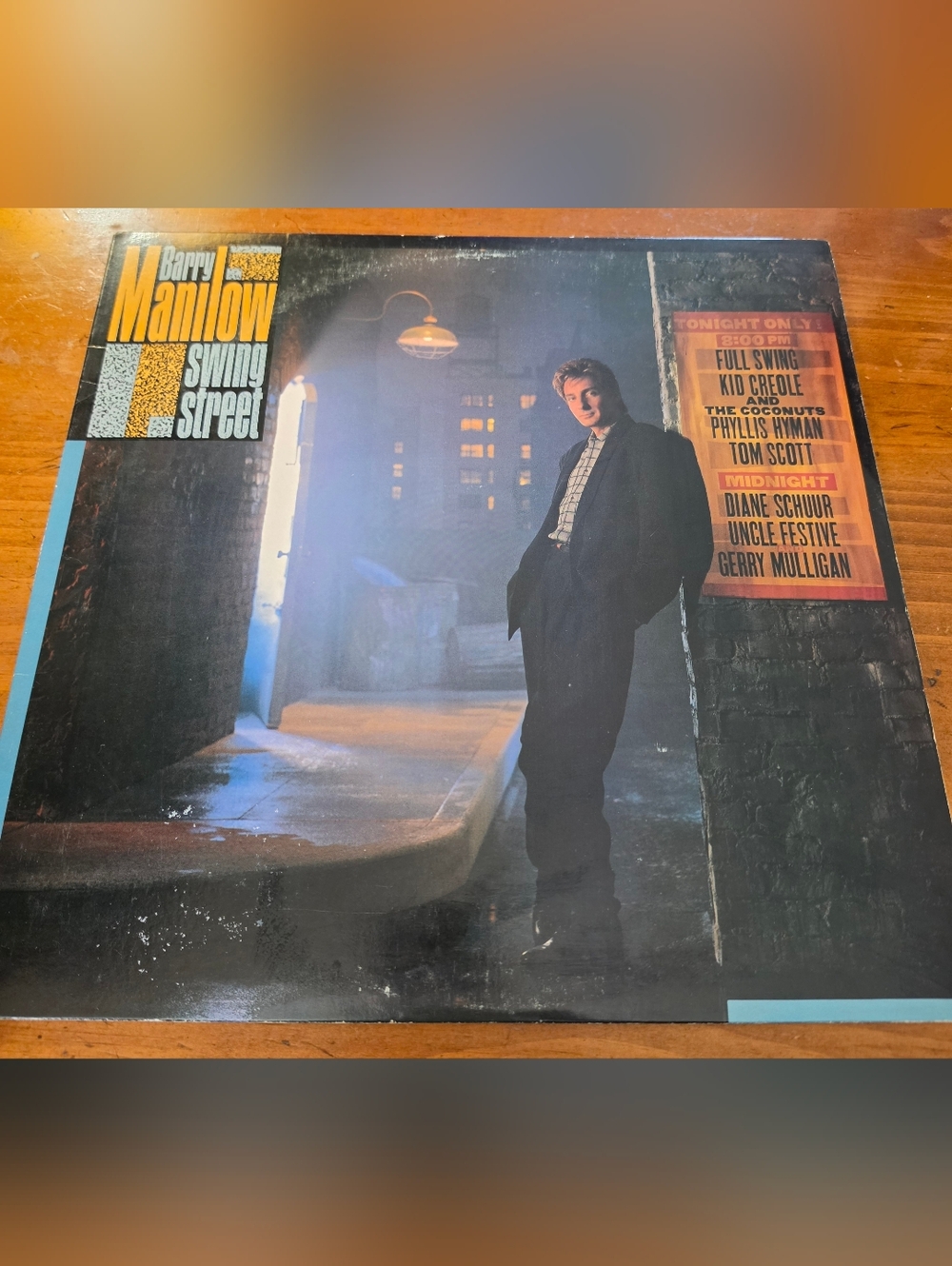 Barry Manilow LP Vinyl Record ,Swing Street ,1987,Los Angeles,California